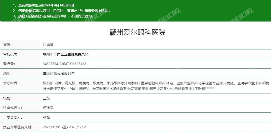 赣州爱尔眼科医院靠谱吗？患者真实评价给出答案