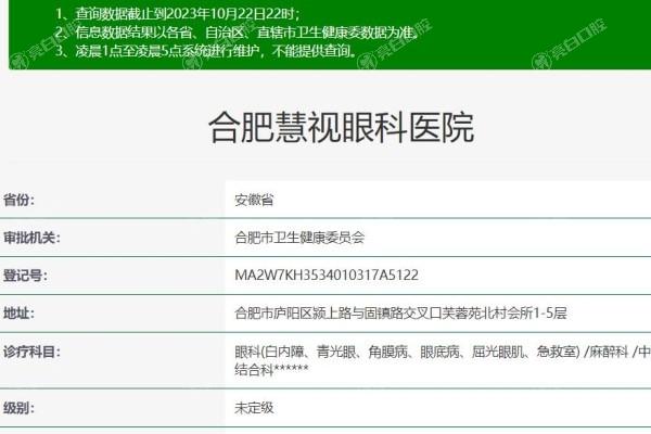合肥慧视眼科医院地址在哪?附医院核心技术 / 特色项目及电话 合肥慧视眼科医院地址在哪?附医院核心技术 / 特色项目及电话