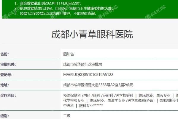 成都小青草眼科医院怎么样？口碑赞技术棒，创新疗法解决各类眼部难题