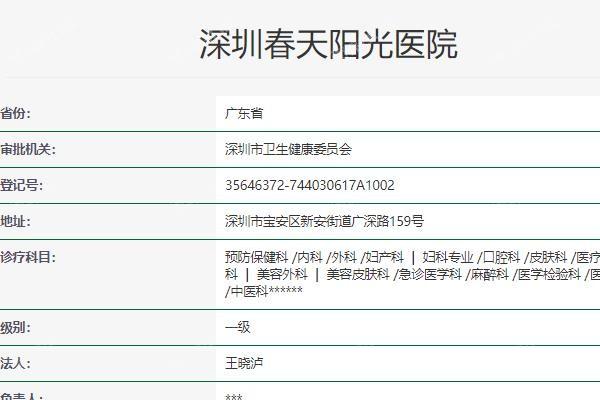 谁知道深圳春天阳光整形医院吸脂怎么样？设备齐全价格亲民